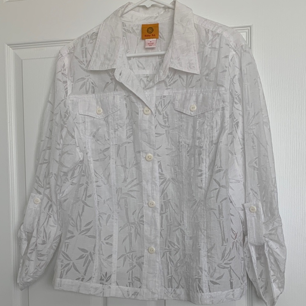 Ruby Rd. Laser Cut Jacket - image 1